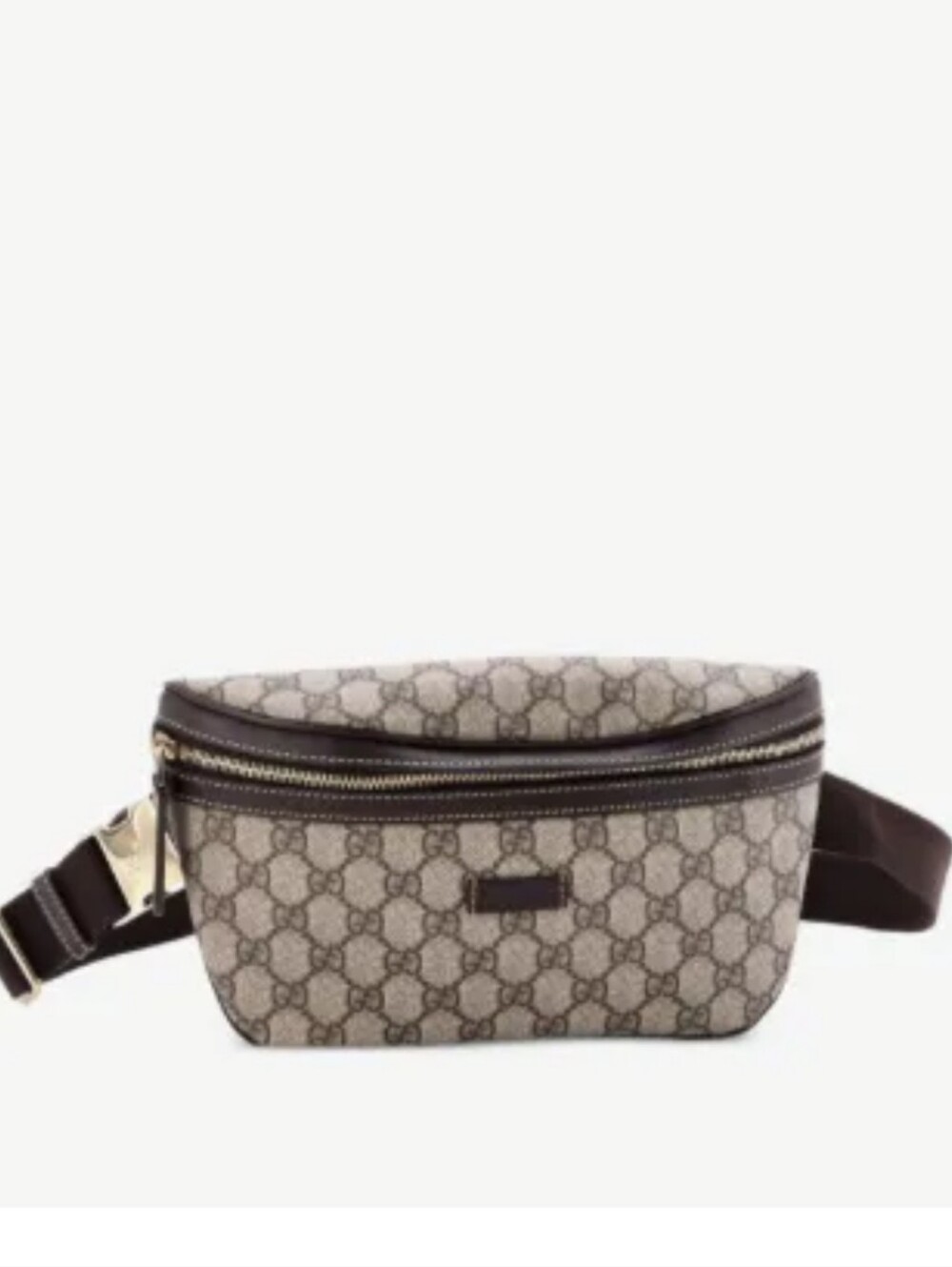 GUCCISupreme Monogram Belt Bag Brown